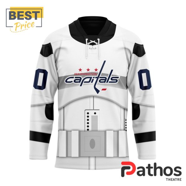 NHL Washington Capitals Custom Star Wars Stormtrooper Hockey Jersey