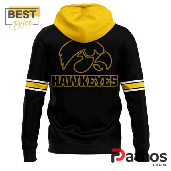 Nike Yellow Iowa Hawkeye Football Hoodie