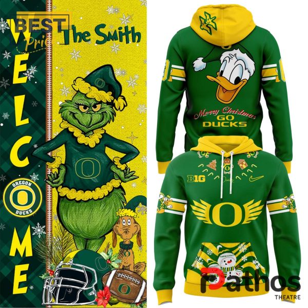 Oregon Ducks Merry Christmas 2024 Hoodie