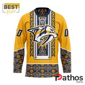 NHL Nashville Predators Custom Native Hockey Jersey