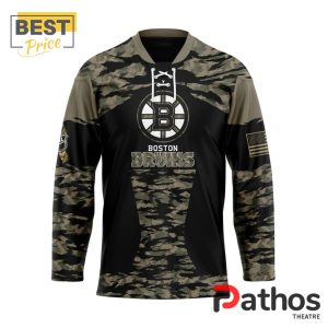 NHL Boston Bruins Camo Honoring Veterans Hockey Jersey