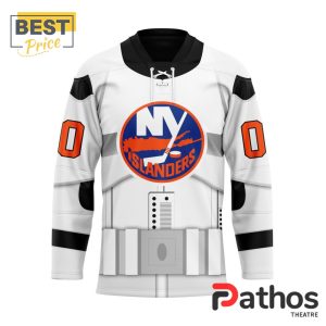 NHL New York Islanders Custom Star Wars Stormtrooper Hockey Jersey