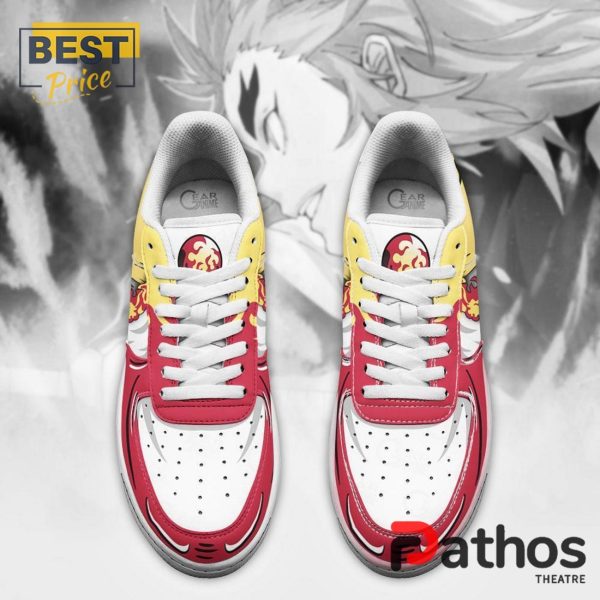 Rengoku Demon Slayer Anime Air Force 1 Sneakers