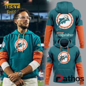 special miami dolphins throwback hoodie jogger cap 1 aOAsn