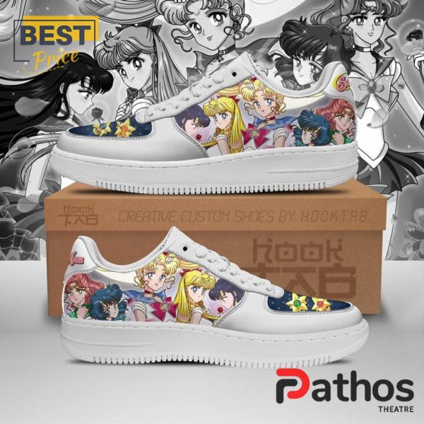 Sailor Team Sailor Moon Anime Air Force 1 Sneakers