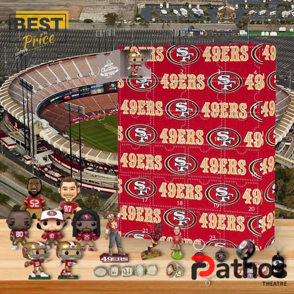 San Francisco 49ers Christmas Gifts Advent Calendar