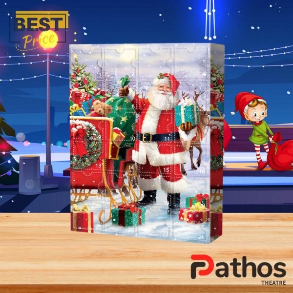 Santa Claus Advent Calendar, The One With 24 Little Doors