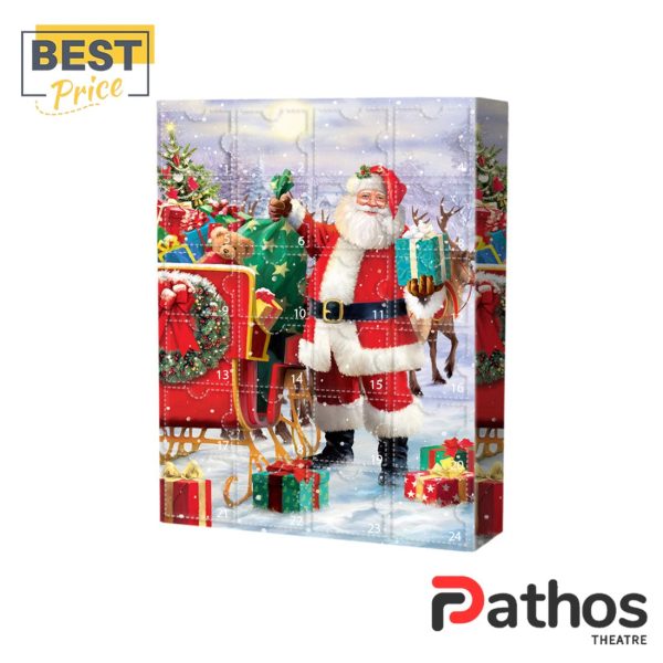 Santa Claus Advent Calendar, The One With 24 Little Doors