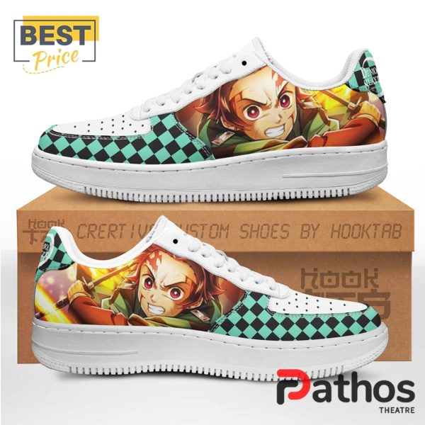 Tanjiro Demon Slayer Air Force 1 Sneakers