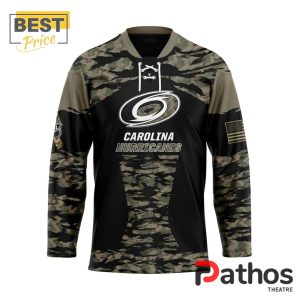 NHL Carolina Hurricanes Camo Honoring Veterans Hockey Jersey