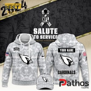 2024 arizona cardinals salute to service hoodie cap 1 VULJw