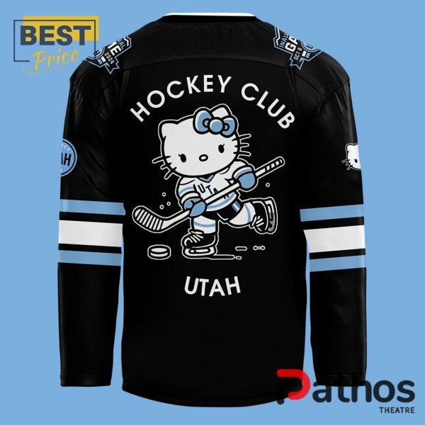 Utah Hockey x Hello Kitty 50th Anniversary Black Hockey Jersey