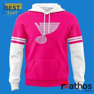 st louis blues 2024 pink at the rink hoodie jogger cap 2 Posao