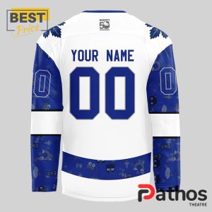 toronto maple leafs x hello kitty 50th custom hockey jersey 3 3Fd1G