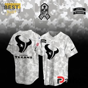 Houston Texans Camo 2024 Salute to Service Baseball Jersey