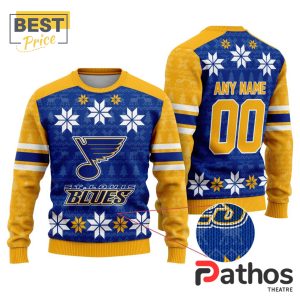 NHL St. Louis Blues Custom Ugly Sweater For Christmas