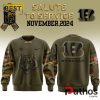 2024 Bengals Camo Salute to Service Nike Sweatshirt