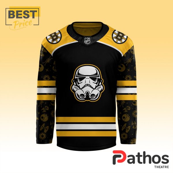 2024 Boston Bruins x Star Wars Night Hockey Jersey