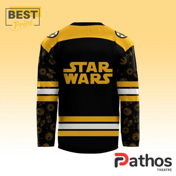 2024 Boston Bruins x Star Wars Night Hockey Jersey