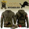 2024 Detroit Lions Salute to Service Hoodie, Jogger, Cap