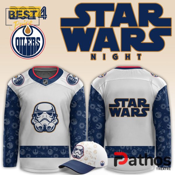 2024 Edmonton Oilers x Star Wars Night Hockey Jersey