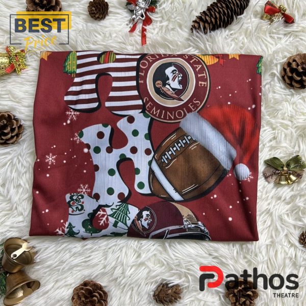 2024 Florida State Seminoles HO HO HO Ugly Sweater