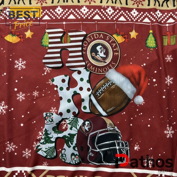 2024 Florida State Seminoles HO HO HO Ugly Sweater