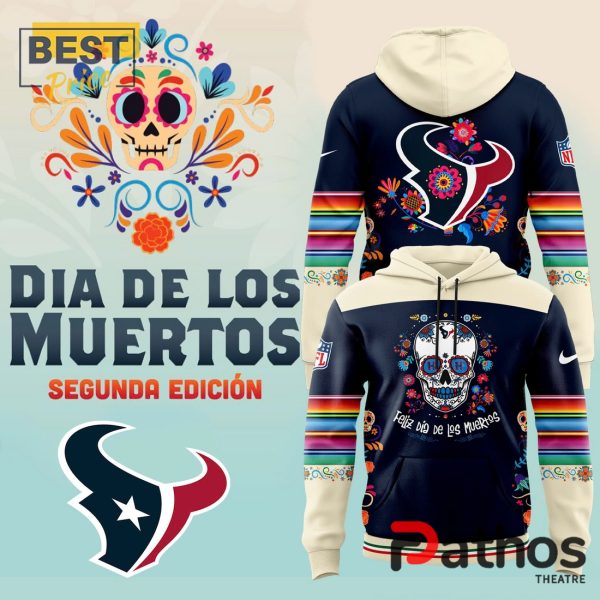 2024 Houston Texans Día De Los Muertos Hoodie