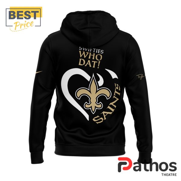 2024 New Orleans Saints x Taylor Swift The Eras Tour Hoodie