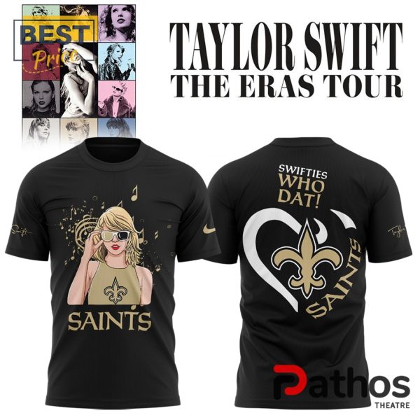 2024 New Orleans Saints x Taylor Swift The Eras Tour Hoodie