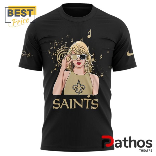 2024 New Orleans Saints x Taylor Swift The Eras Tour Hoodie