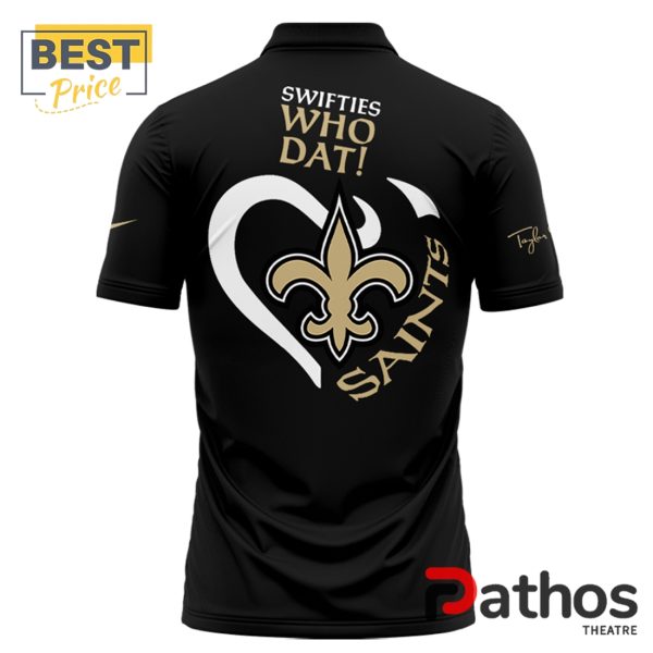 2024 New Orleans Saints x Taylor Swift The Eras Tour Polo Shirt