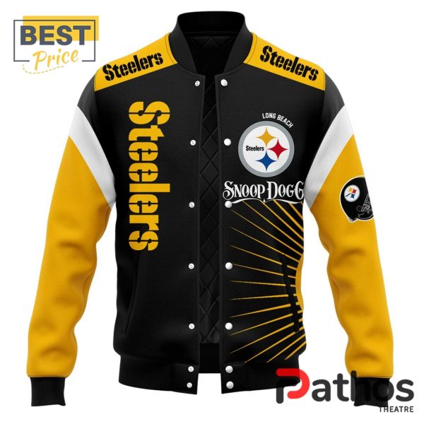 2024 Pittsburgh Steelers x Snoop Dogg Steelers Baseball Jacket