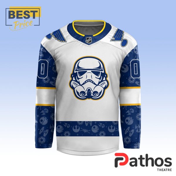 2024 St. Louis Blues x Star Wars Night Custom Hockey Jersey