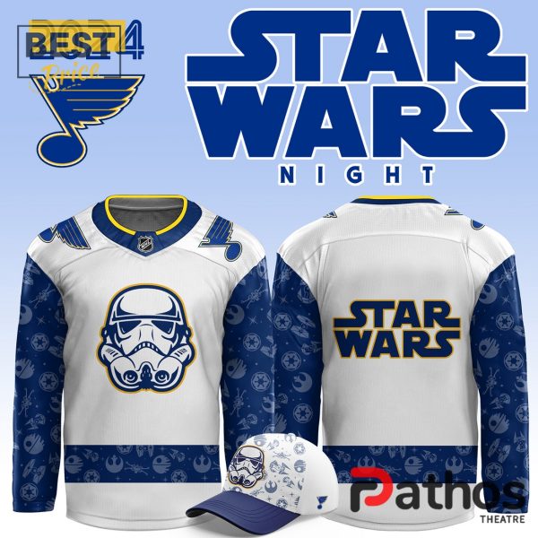 2024 St. Louis Blues x Star Wars Night Hockey Jersey