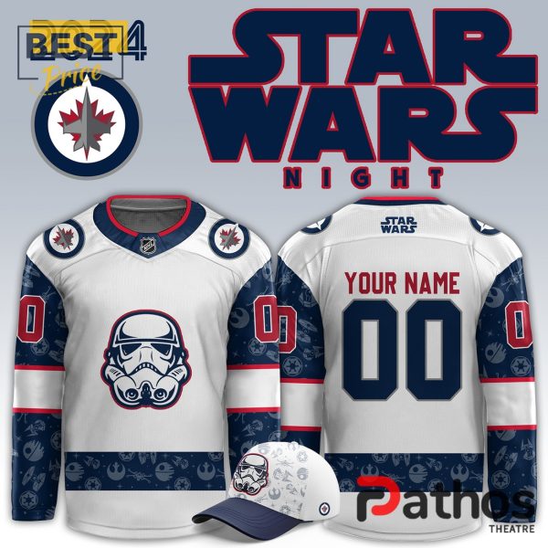 2024 Winnipeg Jets x Star Wars Night Custom Hockey Jersey