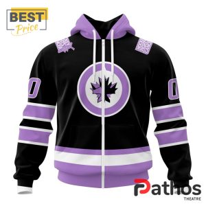 nhl winnipeg jets home in lavender hockey fight cancer hoodie 2 Z1Tm4