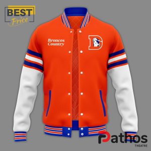 denver broncos throwback to 77 baseball jacket 2 XUNiQ