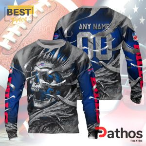 personalized buffalo bills nfl skull design hoodie 3 SnOsx