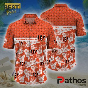 Cincinnati Bengals NFL Palm Leaves Hawaiian Shirt