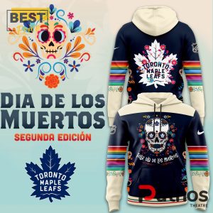 toronto maple leafs dia de los muertos zip hoodie 4 0xswH