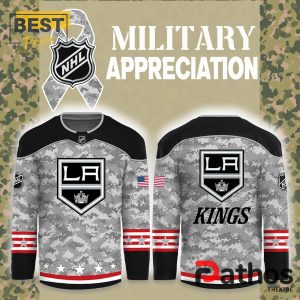 Los Angeles Kings Nike Arctic Camo 2024 Salute to Service Club Hockey Jersey