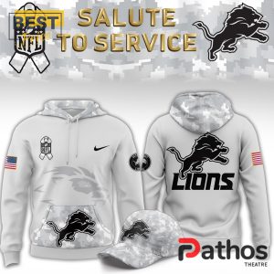 Detroit Lions Nike Salute to Service 2024 Hoodie, Jogger, Cap