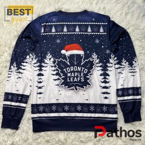 toronto maple leafs 2024 christmas ugly sweater 2 bqOVN