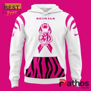 cincinnati bengals breast cancer 2024 white hoodie 2 MDzQp