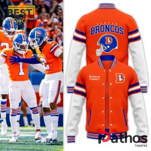 Denver Broncos Throwback to 77 Baseball Jacket