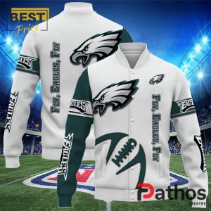 NFL Philadelphia Eagles Team Baseball Jacket