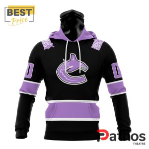 nhl vancouver canucks home in lavender hockey fight cancer hoodie 4 4TqtD