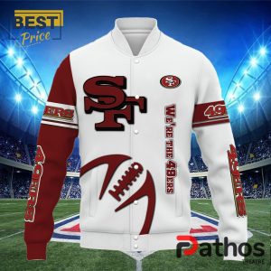 nfl san francisco 49ers team baseball jacket 2 Tl9FN