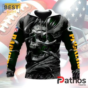 personalized green bay packers nfl skull design hoodie 4 qD2Sg